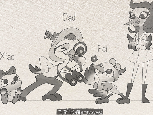 “鹤鹤”有名 家族出道