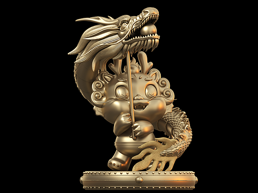 卡通IP 龙IP 舞龙 IP设计 龙 龙年