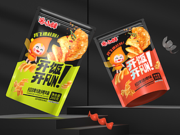 宅小胖旋風(fēng)卷開飯開FUN 包裝設(shè)計 休閑食品