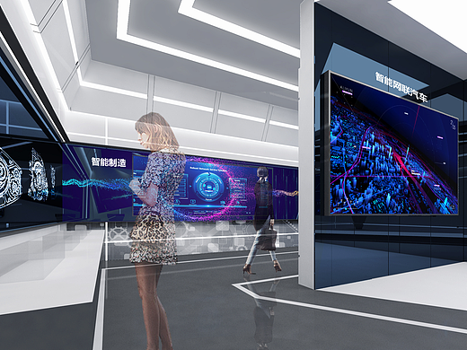 手机展厅如何设计？叁尺设计