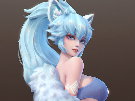 雪原极光