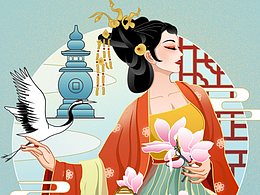 国潮插画练习