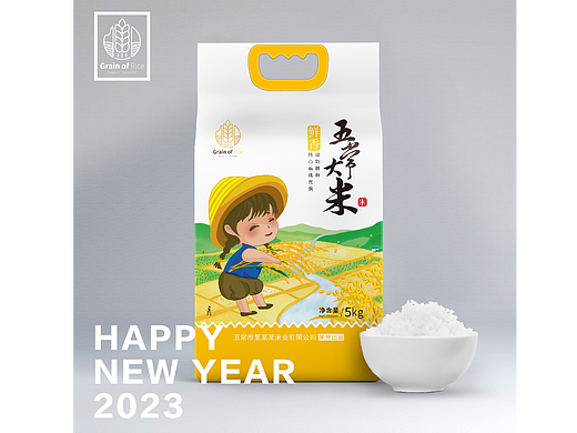 大米包裝（個(gè)人主頁(yè)-ZNjM2MjQyNjQ=） - 包裝 - 站酷設(shè)計(jì)師微信z173534原創(chuàng)素材 - 站酷ZCOOL