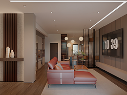 家装|家装空间|简约空间|深色系空间设计|