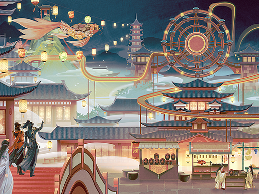 夜市景色
