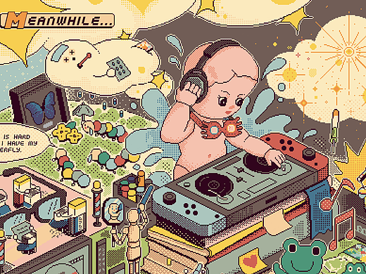 像素化生活 Pixel My Stuff（个人主页-ZNjY4OTcxMDA=） - 创作习作 - 站酷设计师Guanyenc原创素材 - 站酷ZCOOL