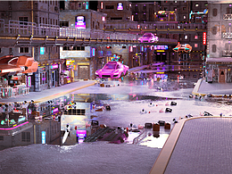 賽博朋克的城市