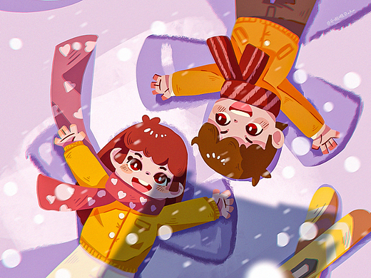 场景插画 | 雪