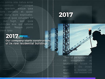 AE模板|经典历史时间轴公司演示历程企业商业投资调查