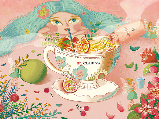寻找天然好时机 my CLARINS「美肌食谱」