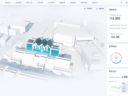 智慧楼宇—IBMS+冷热联供平台（个人主页-ZNjg0OTc1ODQ=） - 软件界面 - 站酷设计师谢谢饼干原创素材 - 站酷ZCOOL