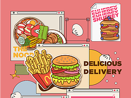 “就知道吃”——FOOD 美食图形