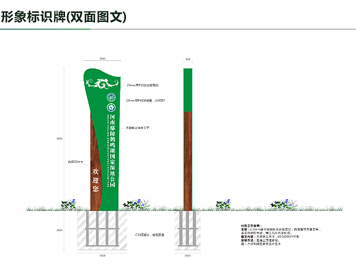 精神堡垒、形象标识牌