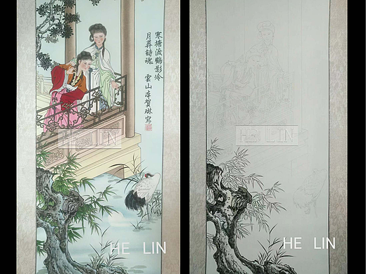 手绘工笔画红楼梦（二）
