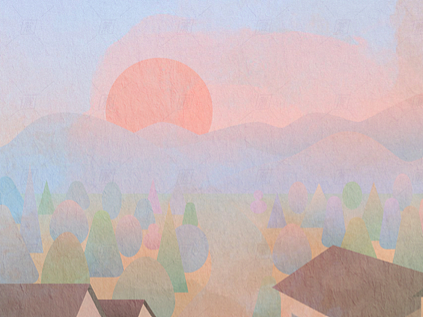 愛每一次日落（個人主頁-ZNjU2MjY3ODA=） - 創(chuàng)作習作 - 站酷設計師找殼的蝸牛原創(chuàng)素材 - 站酷ZCOOL