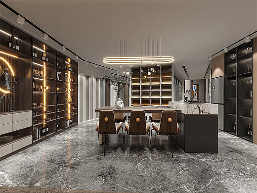 前卫时尚的材质，营造高级舒适的装修公司