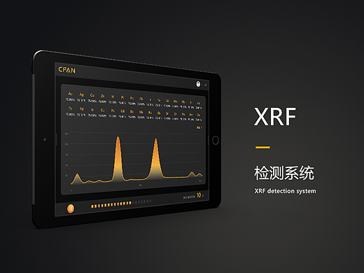 XRF检测仪界面设计