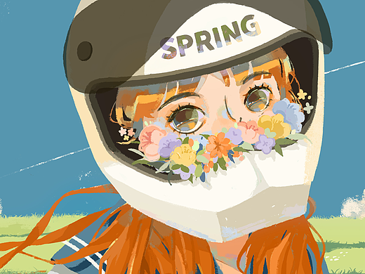 春日（个人主页-ZNTk3ODIzNTY=） - 创作习作 - 站酷设计师贝塔Betta原创素材 - 站酷ZCOOL