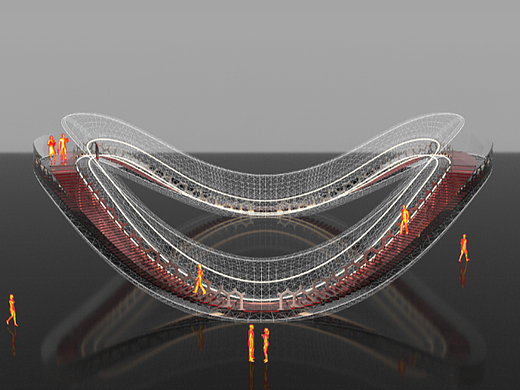 Ring Bridge—Rhino渲染图