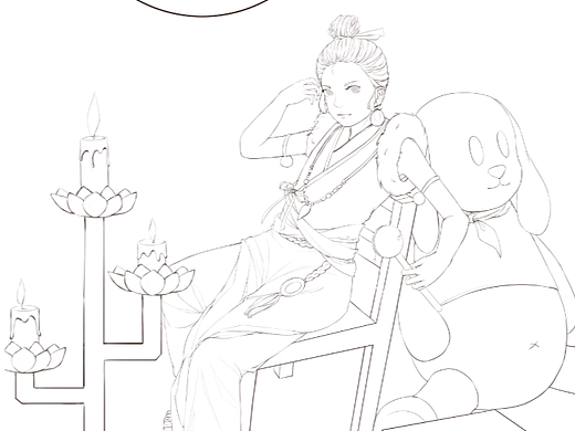 线稿（个人主页-ZNjEwNDg5MTI=） - 创作习作 - 站酷设计师胡椒花椒盐原创素材 - 站酷ZCOOL