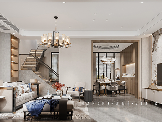 新中式别墅一瀚世表现