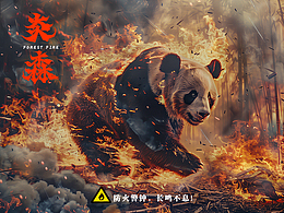 『炎森』系列公益海报