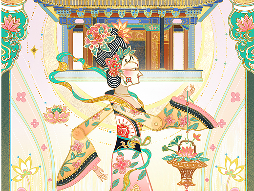 小暑｜二十四节气插画海报