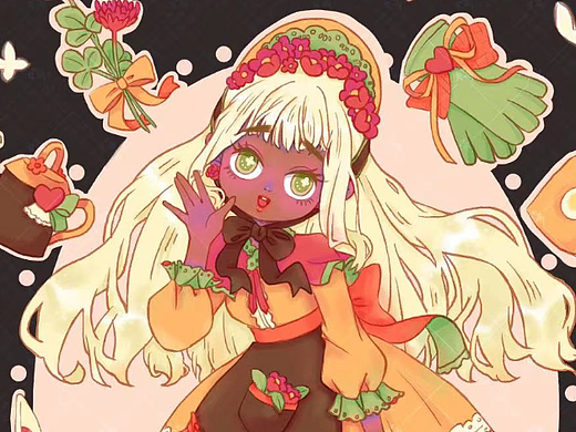 新画的小妹妹们