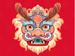 国风-祥龙送福，富贵满堂