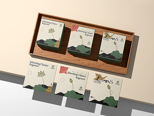 品牌全案设计∣莲华集∣茶叶标志设计∣VI延展