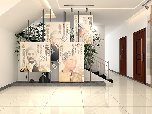 楼道文化墙效果图展示