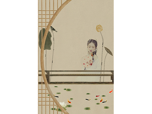 古风系列工笔画望提建议~