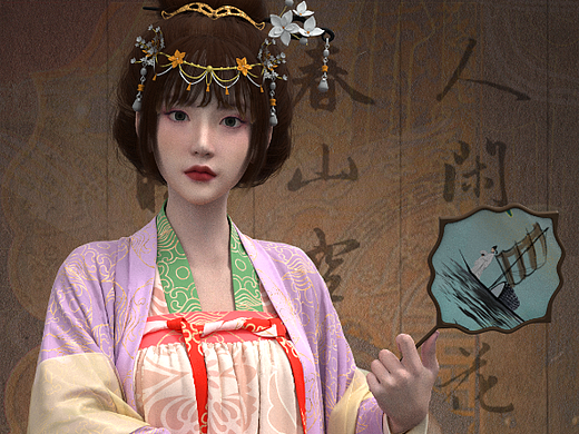 汉服（个人主页-ZNjAxMzQ1NjQ=） - 人物/生物 - 站酷设计师囧的的原创素材 - 站酷ZCOOL