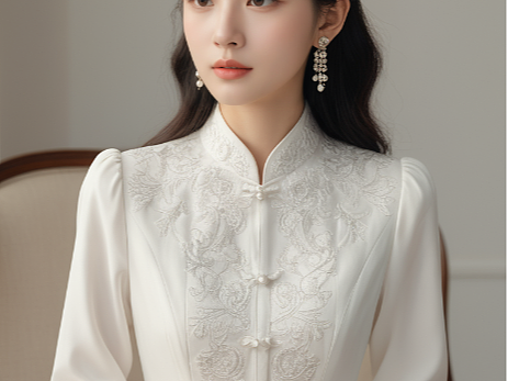 AI复古民国风美人