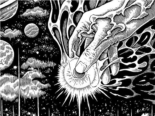 版画商业插画与个人作品合集
