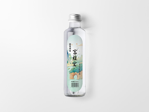 包装 包装设计 矿泉水包装 富桂宏天然矿泉水包装设计