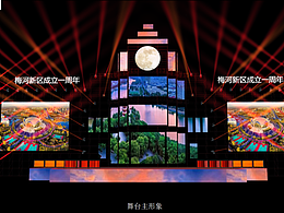 梅河新区成立一周年舞台方案