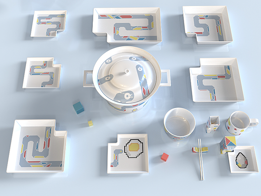 《趣格》陶瓷餐具（个人主页-ZNjM1MjA5MDQ=） - 产品 - 站酷设计师嘤殷殷原创素材 - 站酷ZCOOL