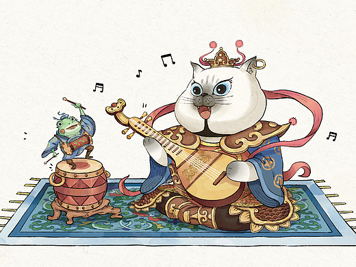 貓貓系列風(fēng)格小練習(xí)（個(gè)人主頁(yè)-ZNjY1OTgyMjg=） - 兒童插畫 - 站酷設(shè)計(jì)師阿木隨筆原創(chuàng)素材 - 站酷ZCOOL