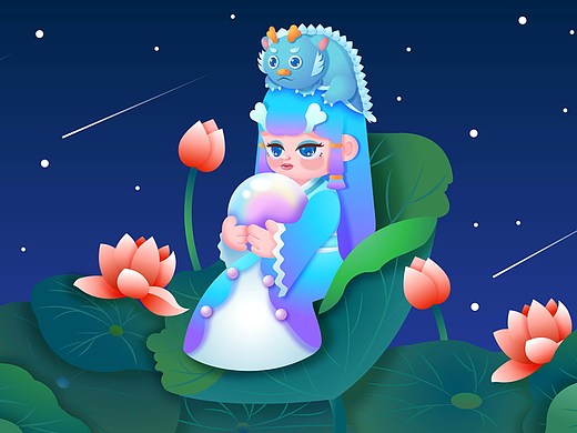 四“大”神兽创作（个人主页-ZNjcyNTY0MjQ=） - 商业插画 - 站酷设计师一颗苹果233333原创素材 - 站酷ZCOOL