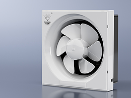 排气扇渲染