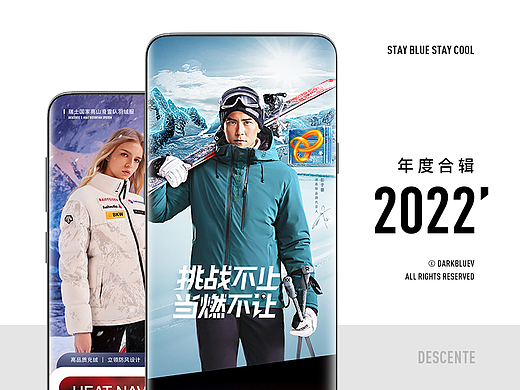 迪桑特 × 湛蓝视觉 | 2022' 页面、详情 年度合辑