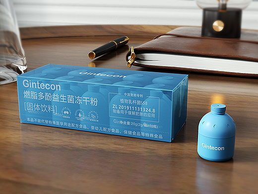 益生菌产品包装三维效果