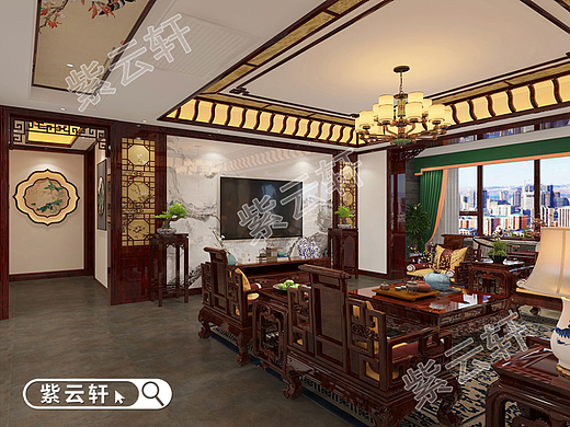 南通中式家庭装修风格展现成功人士的典雅居所