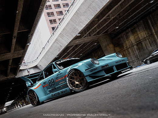 Porsche 911 rauh welt - Blender渲染