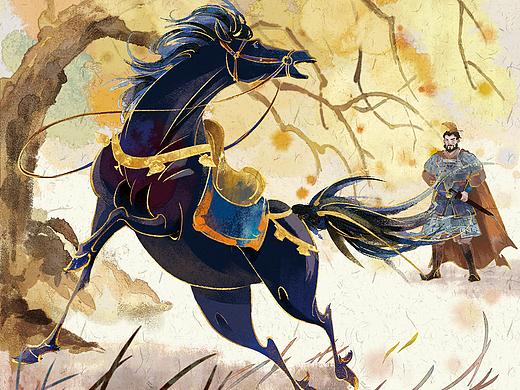 子鵺坊|《骁骁战马》的插图绘制/新书发布会感想