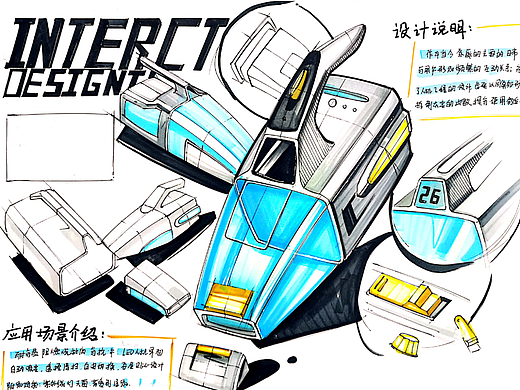 工业产品马克笔