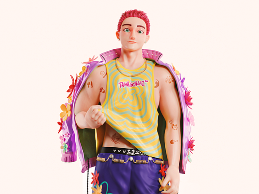 blender人物建模——mucle man