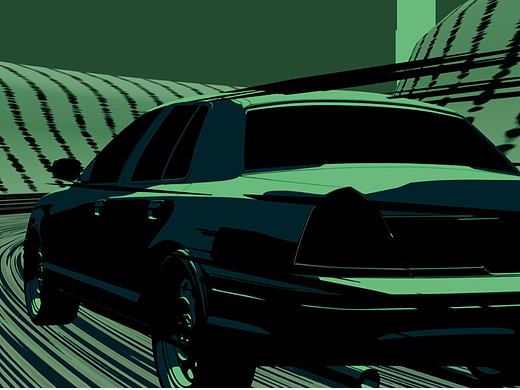 奔跑的汽车(Blender风格化个人练习)