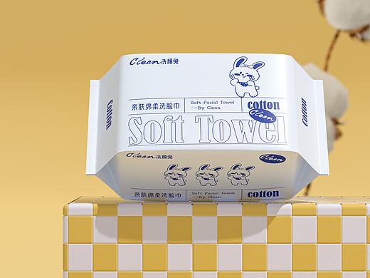 石开设计 | 抓住可爱 洗脸巾棉柔巾设计